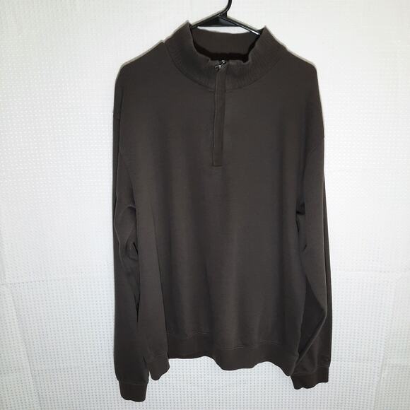 Cutter & Buck XL Brown Sweatshirt Men’s Pullover Supima Cotton Casual Golf - Picture 1 of 6